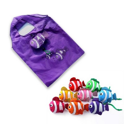 Foldable Recycling Shopping Vest Tote Fish Bag