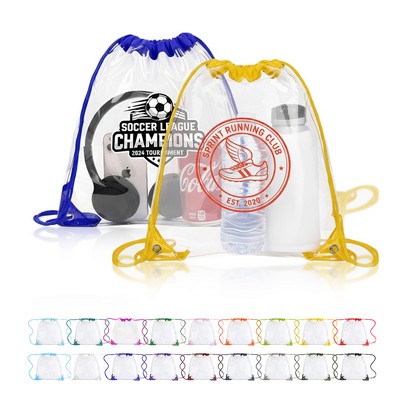 Clear Drawstring Backpack